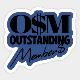 Outstanding Members Sticker